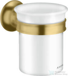 Hansgrohe AXOR MONTREUX fali fogkefetartó pohár, szálcsiszolt arany hatású 42134250 (42134250)