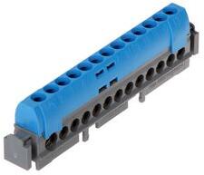 LEGRAND Sorkapocssín N szigetelt 1x6-25+12x1, 5-16mm2 kék 100A réz kezeletlen Lexic LEGRAND - 004844
