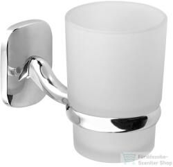 Aqualine RUMBA pohártartó, tejüveg/króm (RB104) (RB104)