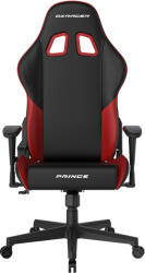 DXRacer PRINCE játékfotel fekete-piros, műbőr