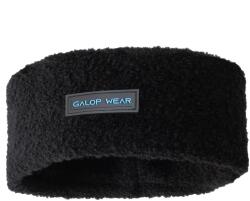 GALOP WEAR bouclé lovas fejpánt merinó gyapjúból fekete