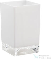 Laufen Kartell By Laufen Boxy fogmosó pohár, Áttetsző fehér H3823300900001 (H3823300900001)