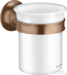 Hansgrohe AXOR MONTREUX fali fogkefetartó pohár, szálcsiszolt vörös arany hatású 42134310 (42134310)