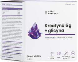 Aura Herbals Creatina 5 g + Glicina 3 g - 30 plicuri