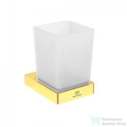 Ideal Standard CONCA SQUARED fali fogmosó pohár, brushed gold T4504A2 (T4504A2)