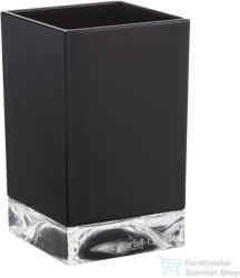 Laufen Kartell By Laufen Boxy fogmosó pohár, Áttetsző fekete H3823300910001 (H3823300910001)