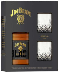  Heinemann Jim Beam Black whisky 0, 7L 45% DRS+2db pohár DD - vegyesbolt