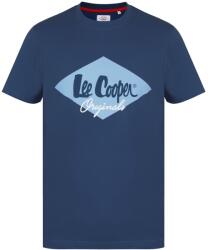 Lee Cooper Мъжка тениска Lee Cooper Logo T Shirt Mens - Vintage Blue