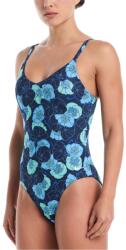 Nike Poppy Floral Womens V-Neck One Piece - Midnight Navy