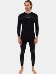 FUNDANGO Seamless Baselayer Set férfi aláöltöző szett fekete|szürke