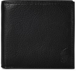 Ralph Lauren Портмоне POLO RALPH LAUREN Mens Pebble Leather Billfold Coin Wallet - Black