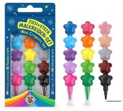  Trendhaus tolóbetétes zsírkréta szett, virág alakú, 3 db/szett (5) (966476)