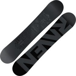 RAVEN Snowboard Raven Solid Steel, Barbati 155 CM fekete|szürke