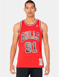 Mitchell & Ness Chicago Bulls NBA mez Dennis Rodman fekete|vörös - decathlon - 48 190 Ft