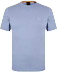 Boss Тениска Boss Mens BOSS ORANGE Tales T-Shirt with Logo Patch Premium Cotton - Sky Blue