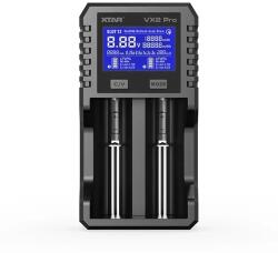 Xtar VX2 PRO 18650 Lithium-Ion Li-Ion kétcsatornás akkumulátor/cella USB-C töltő (XTARVX2PRO)