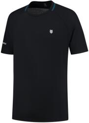 K Swiss Тениска K Swiss Men's Hypercourt Short-Sleeve Performance T-Shirt - Jet Black
