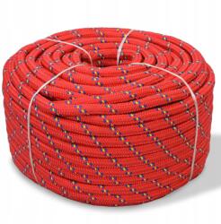 VidaXL Polipropilén vitorlás zsinór, 16 mm, 250 m, piros (143822)