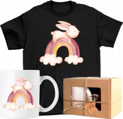  Bögre szett Póló nyúl virág kedves 5 Kész Ajándék 152 (AP45.82.152)