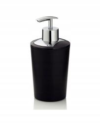 Kela Marta szappanadagoló műanyag fekete H 17cm W 8cm 350 (24202)