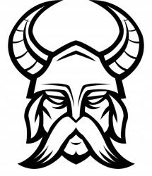  Viking autós matrica 6u 10cm x 15cm