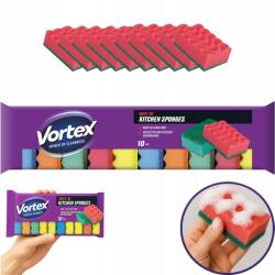 Vortex Hullámos Konyhai Szivacsok 3D Wave Tartós Edénymosó Szivacs 10 db (VORTEX ZMYWAKI FALOWANE KUCHENNE GĄBKI 3D 10)