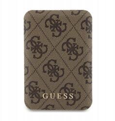 GUESS 4G Power Bank indukciós 5000 mAh 15W MagSafe (barna) (3666339210588)