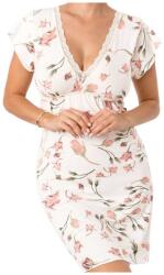 Donna viszkóz hálóing rövid ujjú csipke kényelmes Amaris L (5903357541149)