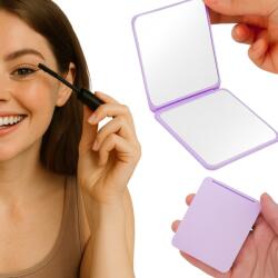 Deni Carte Kozmetikai tükör Összecsukható Smink Kétoldalas Zseb Rózsaszín (11828)