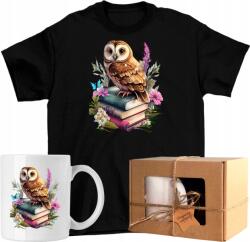  Póló Bögre Bagoly Színes Művészet 01 Kész Ajándék