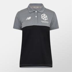 New Balance Блуза с яка New Balance Women's Manchester Cricket Polo Shirt - Gunmetal