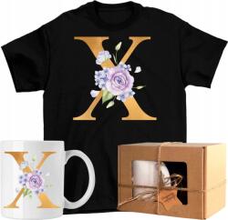  Póló szett Arany Név Betű Bögre 24 Kész Ajándék