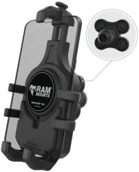 RAM Mounts Quick-Grip Pro telefontartó 1"-os golyóval (B méret) és rezgéscsillapítóval (RAM-HOL-PD5BVU)