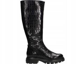 Wonders A-4304 csizma, Size 38, fekete, természetes bőr, Oregon Negro színben (A-4304)