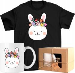  Bögre szett Póló Nyuszi Kedves Virágok 1 Kész Ajándék 104 (AP56.95.104)