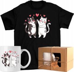  Póló szett Cica cica vicces cica kedves 5 Kész Ajándék