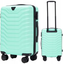 Wings Kis Utazó Bőrönd Repülőgéphez 4 kerekű kabin Kemény (PEA01-S-L.GREEN)