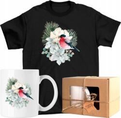  Bögre szett Póló Madár Virágok Művészet 3 Kész Ajándék 116 (AP45.169.116)