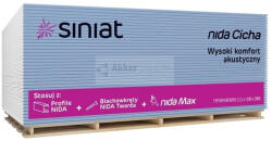 Siniat Cicha akusztikus gipszkarton A típus 1200*2000*12, 5mm KS (374058)