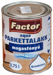 Factor Aqua Parkettalakk magasfényű 0, 75 l (FACT819)