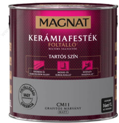 Poli-Farbe Magnat Kerámiafesték, beltéri Grafitos márvány CM11 2, 5l (PO91020343)