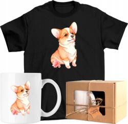  Bögre szett Póló Kutya Virágok Kedves 5 Kész Ajándék 128 (AP45.156.128)