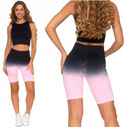 Moraj Push-Up leggings Kerékpáros Rövidnadrág magas derekú sportnadrág 2400-001 grafit S (2400-001)