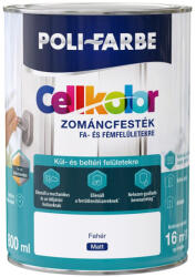 POLI-FARBE Új Cellkolor matt zománcfesték Fehér 0, 8l (PO2030101012)