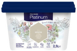 Poli-Farbe Platinum beltéri falfesték Ezüstfa E40 2, 5l (PO1010101032)