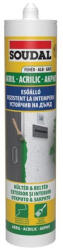 Soudal Esőálló akril tömítő kül-és beltéri 280 ml - fehér (SO157236)