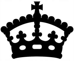  Autós matrica korona királynő 15cm x 11cm