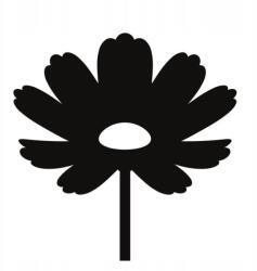  Autós matrica virág szár 14cm x 15cm