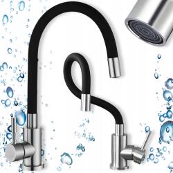 RETOO Konyhai Csaptelep Flexibilis Forgatható Forgó Mosogató (OR1345)