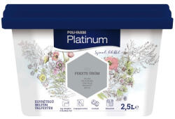 Poli-Farbe Platinum beltéri falfesték Fekete üröm F50 2, 5l (PO1010101053)